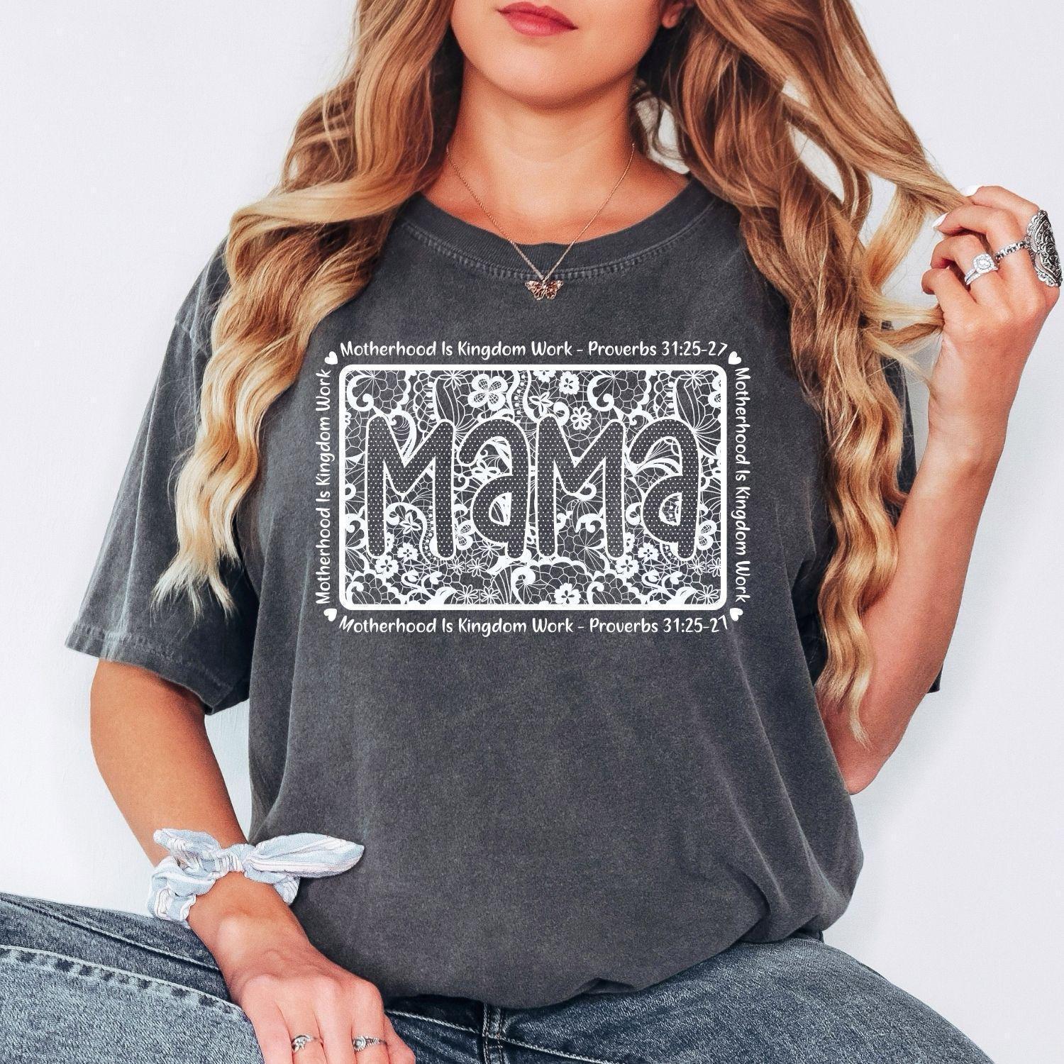 Vintage Mama Shirt Western Graphic Tee Trendy Mom Outfit Retro Style Gift