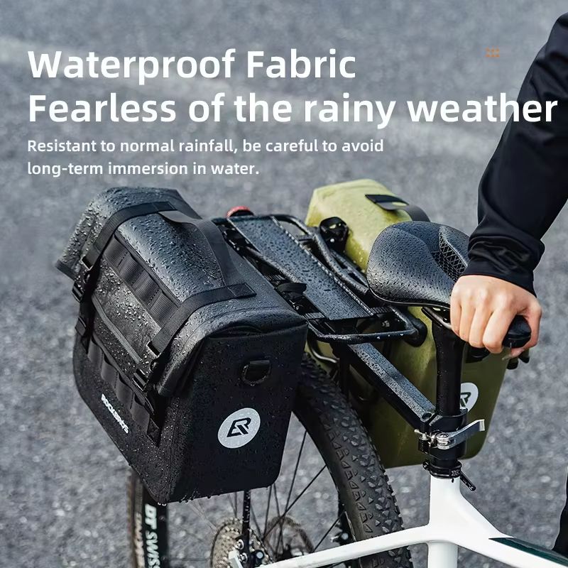 ROCKBROS 15 L Waterproof Rear Bike Rack Pannier Bag