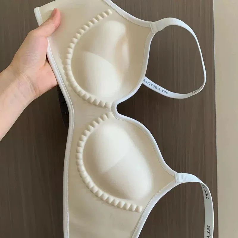 Seamless Invisible Lift Bralette - Wireless Push Up Bra with 3D Pads (A–C Cup)