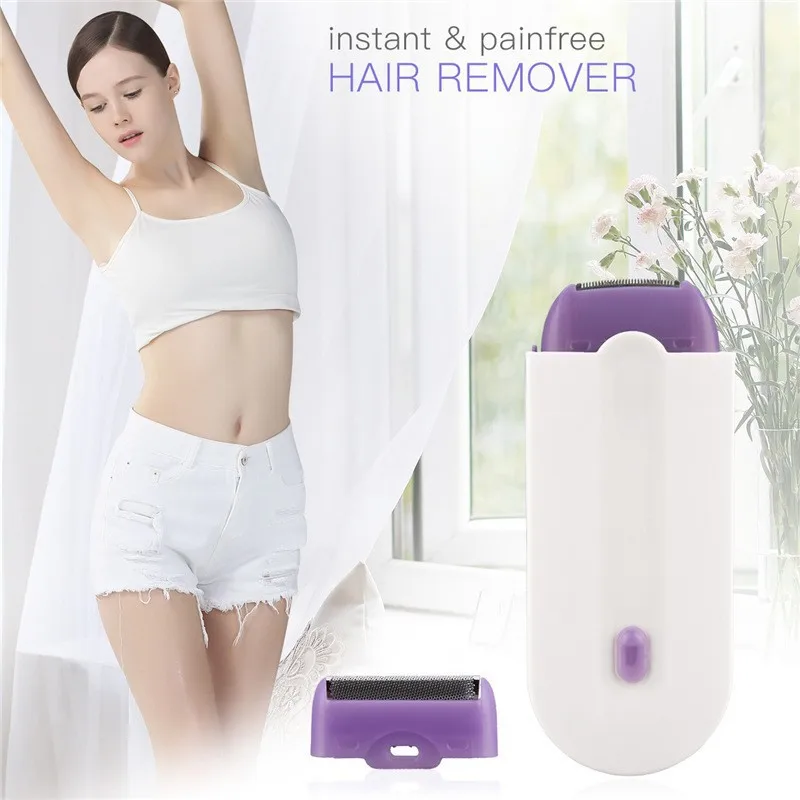 Mini Electric Epilator & Rechargeable Shaver for Facial and Body Hair Removal