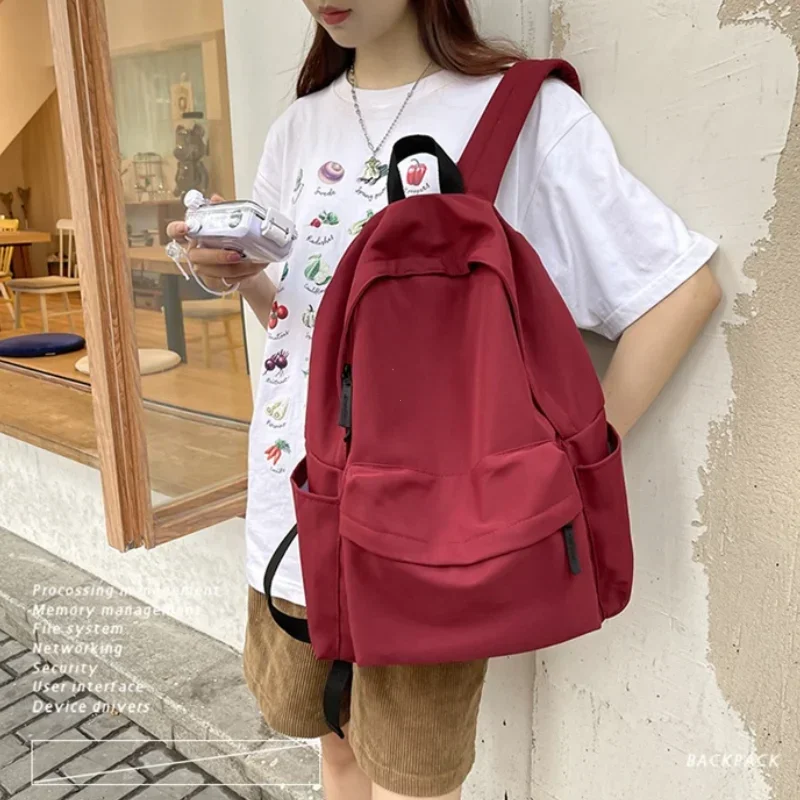 Waterproof Travel Backpack with Large Capacity Durable Versatile Nylon Computer Bag for Unisex
