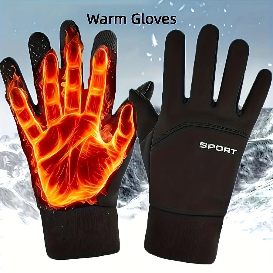 Winter Performance Multisport Gloves – Windproof & Thermal Touchscreen Tech