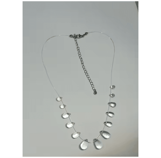 Handmade Crystal Necklace and Earrings Set – Elegant Wedding Jewelry for Women and Girls