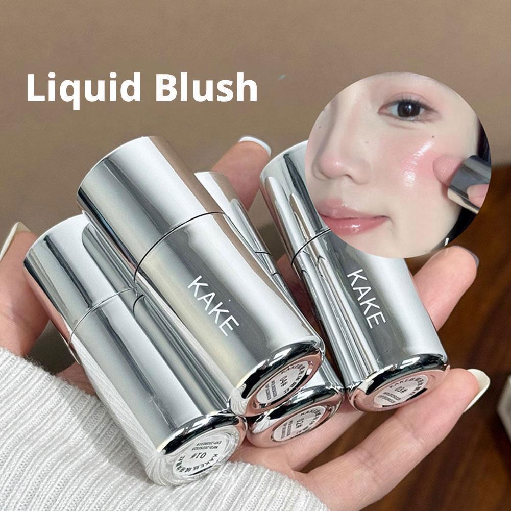 Velvet Liquid Blush Blusher Matte Sponge Head Natural Lasting Contour Blush Tint Brighten Facial Makeup