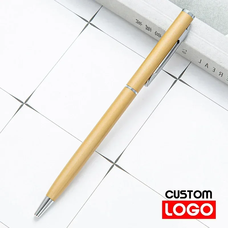 Metal Ballpoint Pens Rose Gold, Custom Logo, Engraved Name, Advertising Lettering, School Office Supplies