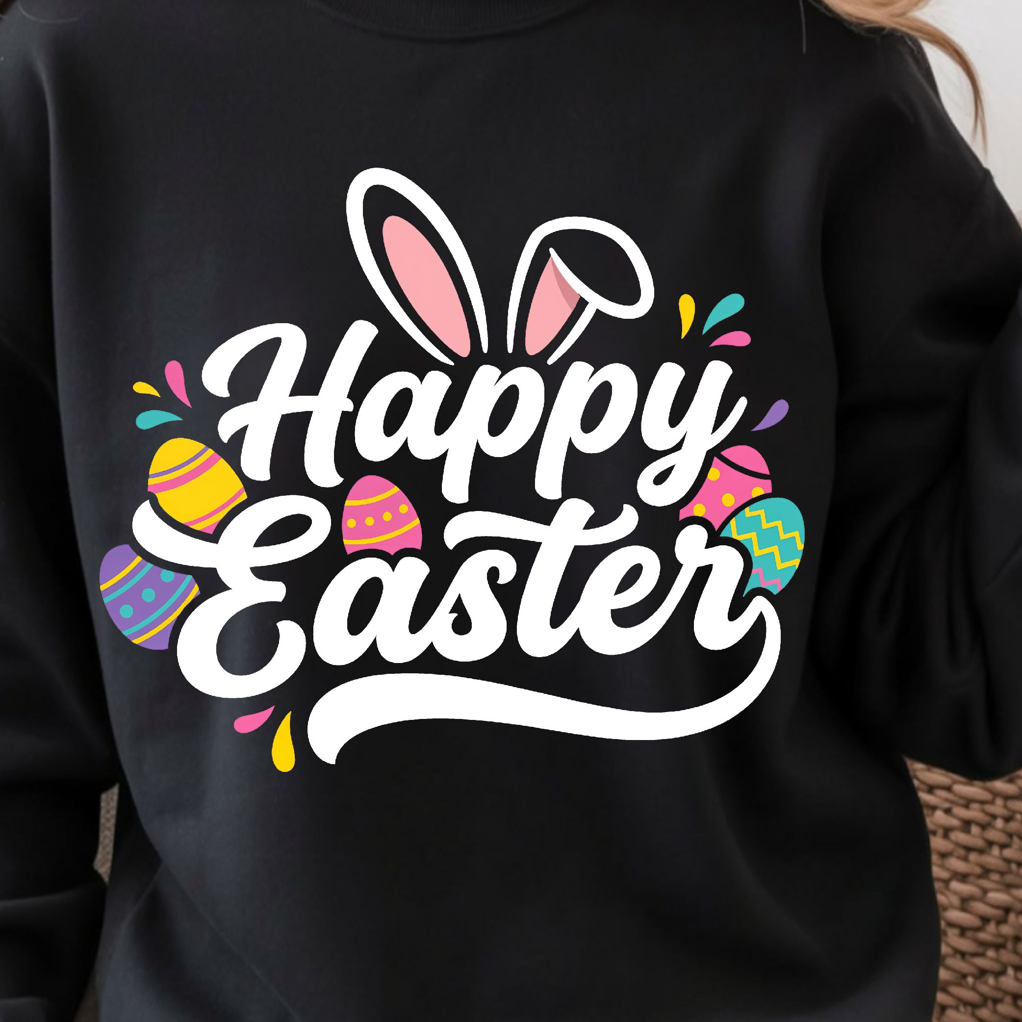 Happy Easter Shirt, Easter Bunny T-Shirt, Cute Easter Tee