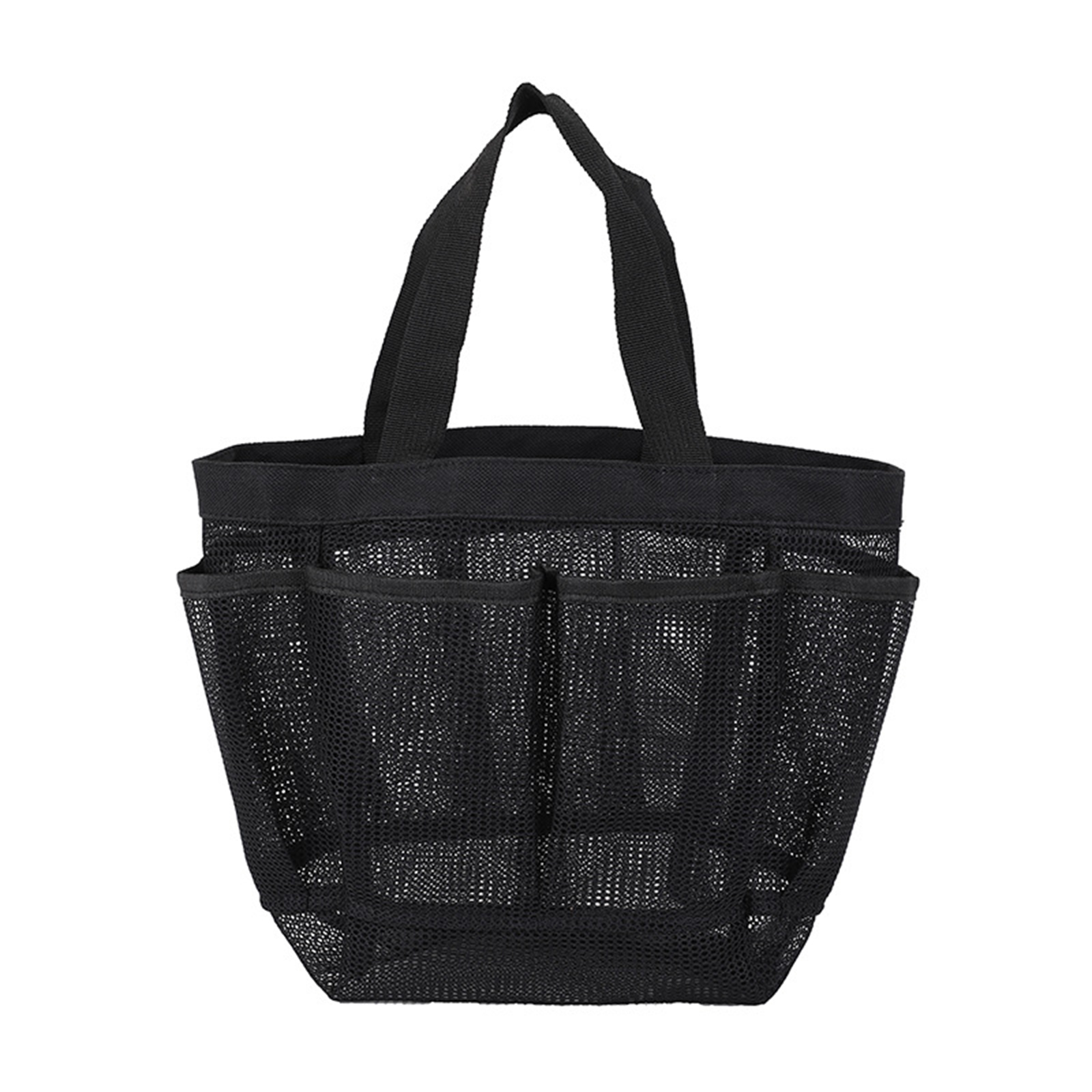 Large Capacity Mesh Beach Bag with Pockets Waterproof Shower and Swimming Organizer