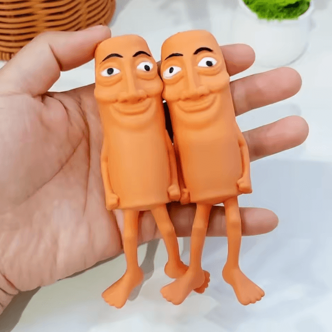 Funny Brainrot Decompression Toy – Slow Rebound Squeeze Stress Relief Meme Toy for Fun & Relaxation