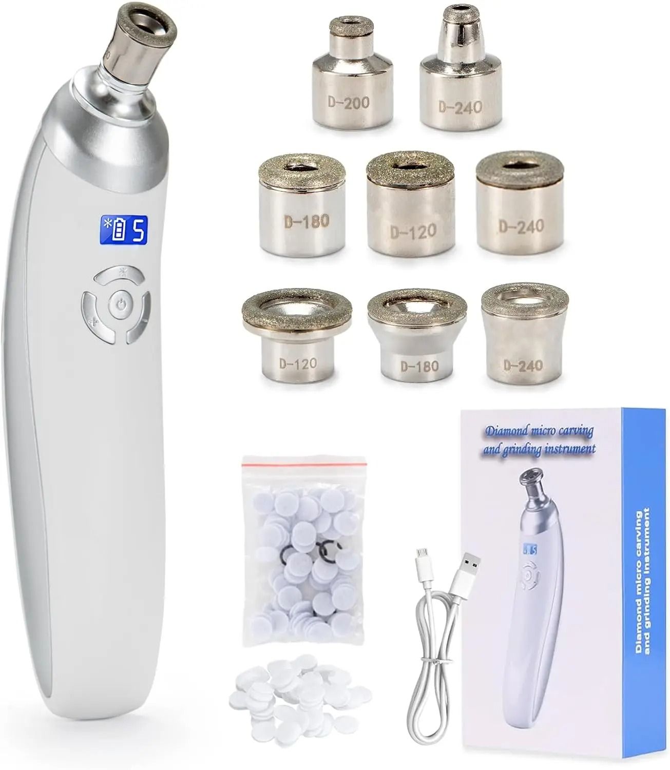 Upgraded Diamond Microdermabrasion Machine Professional Blackhead Removal and Facial Skin Care Device