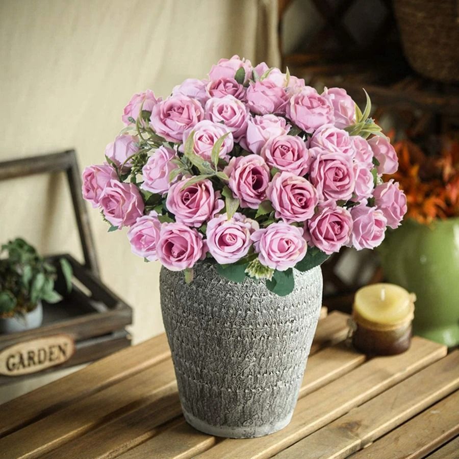Elysian Silk White Rose Bundle