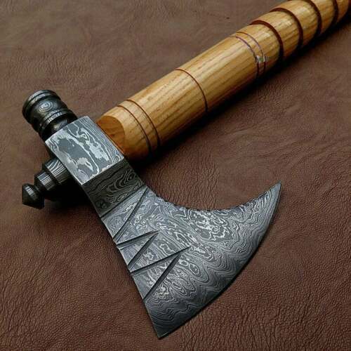 Handmade Damascus Steel Viking Tomahawk | 15