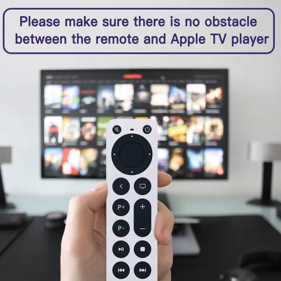 Replacement Remote Control for Apple TV 4K HD Gen 1 2 3 4 No Voice