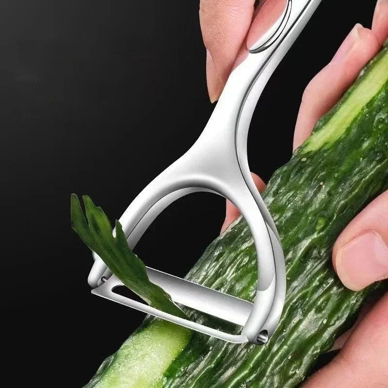 Vegetable Peeler Stainless Steel Kitchen Tool with Non Slip Handle