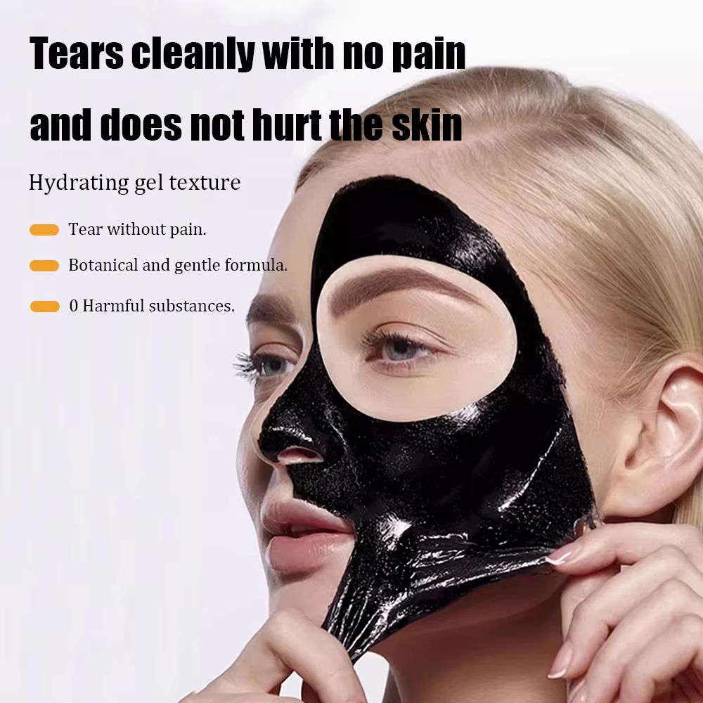 Bamboo Charcoal Deep Cleansing Face Mask – Blackhead Removal & Exfoliating Treatment
