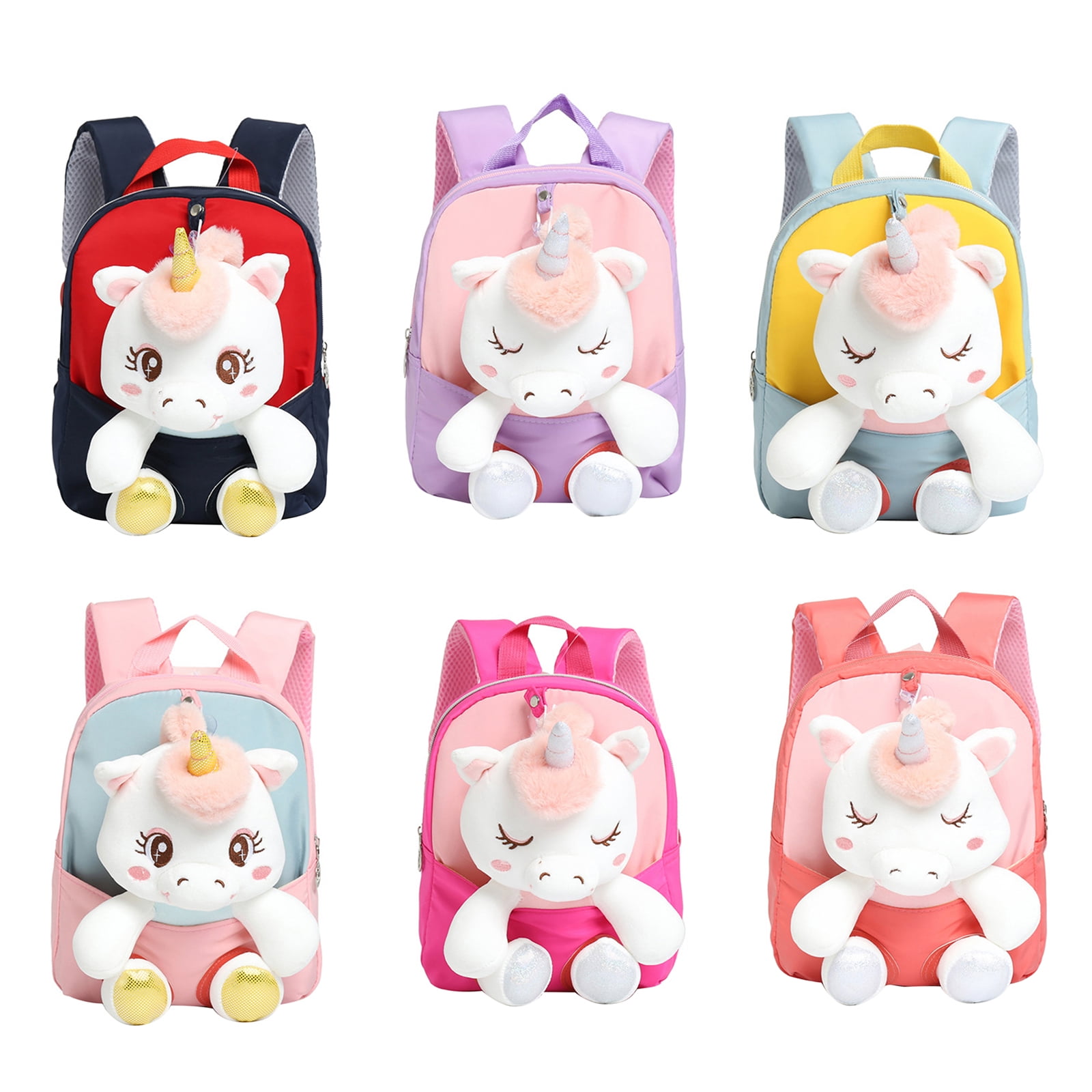 Kids Backpacks for Girls, Toddler Backpack Stuffed Unicorn Toys, Lightweight Preschool Backpack, School Bag for Toddlers