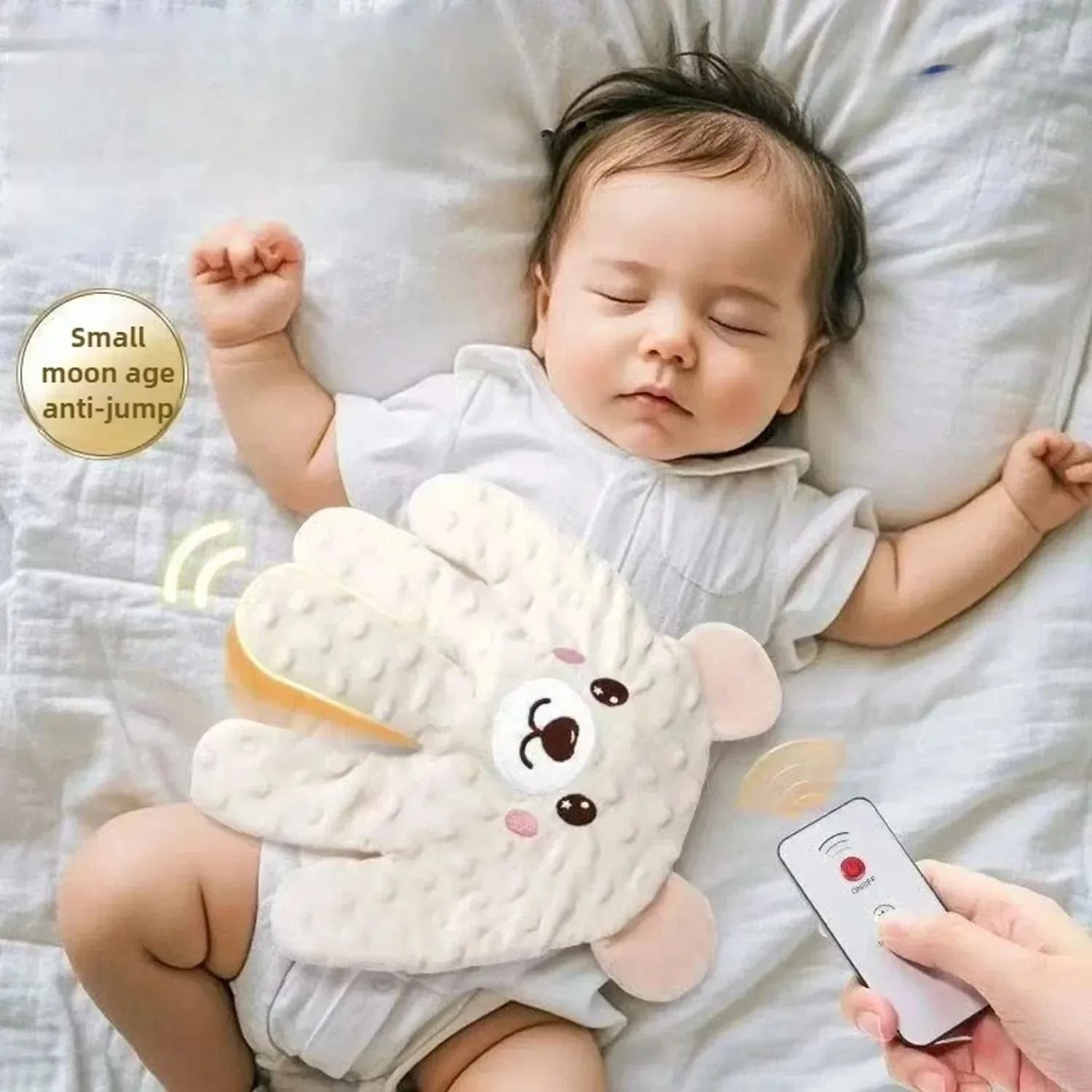 Pediatric Remote Control Calming Sleep Aid Palm