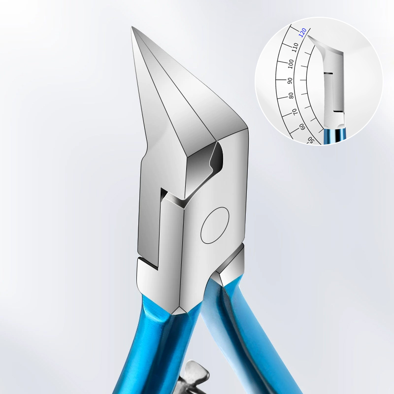 Nail Clipper Manicure Tools, Stainless Steel Toenail Clipper, Straight Blade for Ingrown & Thick Nails, Sharp Pointed