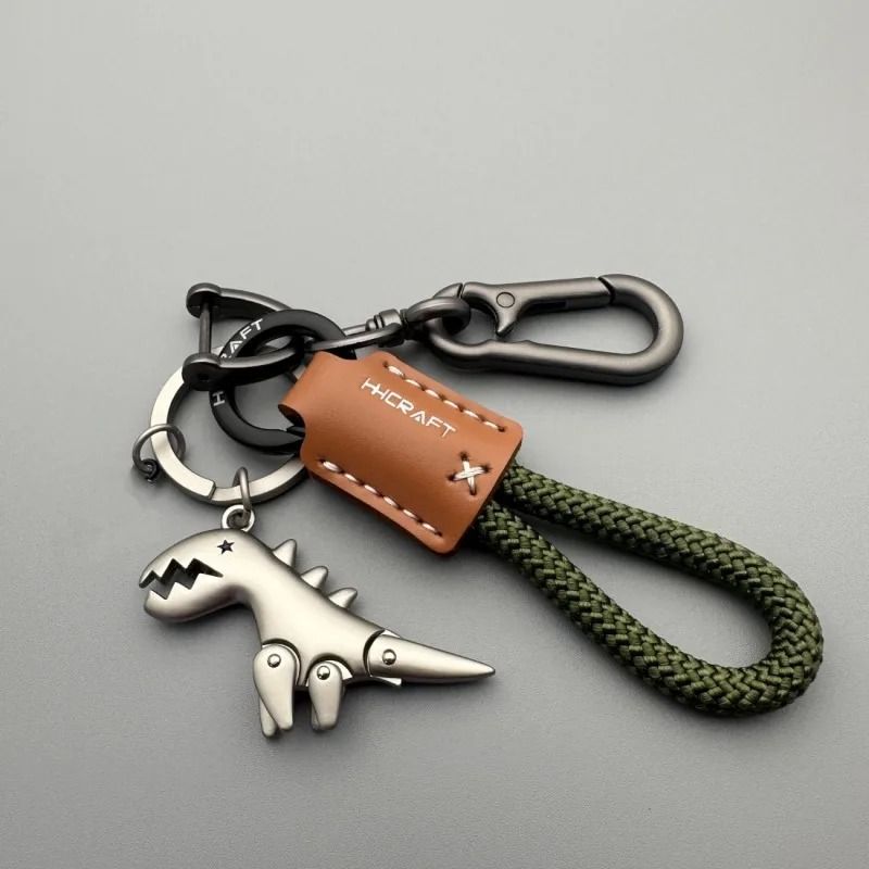 Leather Woven Rope Keychain and High-Fidelity Asset Retention Architecture