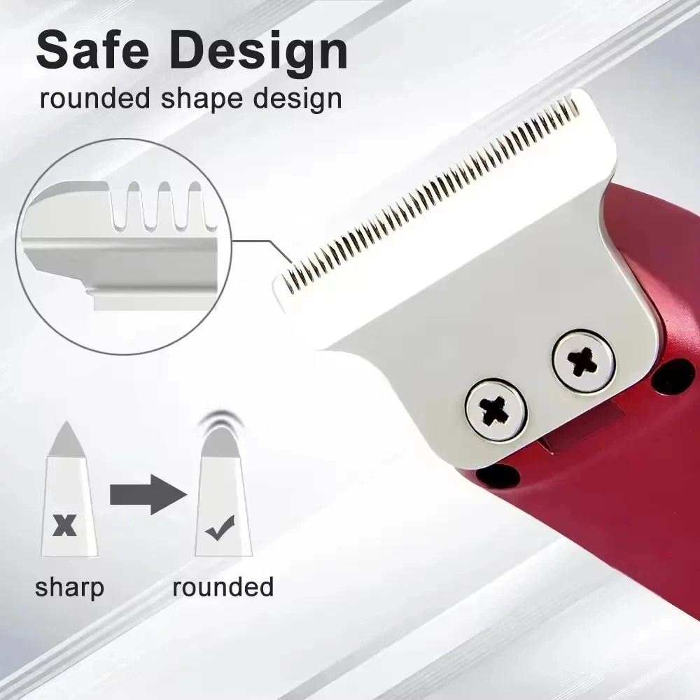 Mini Rechargeable Electric Hair Trimmer for Bald Head and Precision Haircuts