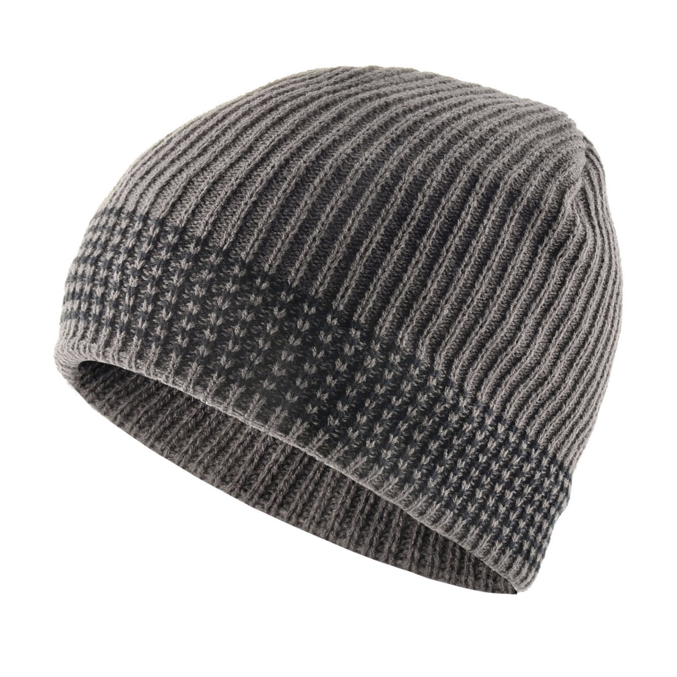 Men Winter Knitting Thick Beanie Hat, Solid Color Velvet Bonnet Cap, Men's Skullies Beanies Knitted Wool Hats