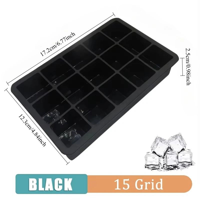 Silicone Ice Cube Molds Reusable Cocktail Freezer Tray