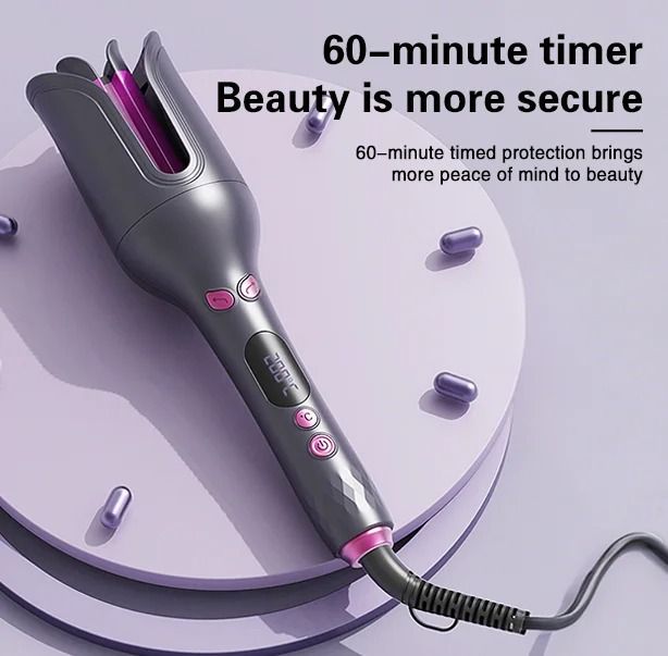 Automatic Rotary Curling Iron with 32mm Barrel and Negative Ion Technology