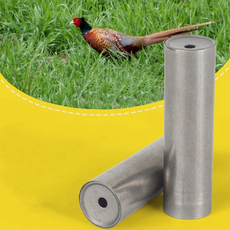 Stainless Steel Pheasant Hunting Whistle – Realistic Bird Call Whistle for Hunters & Outdoor Bird Training