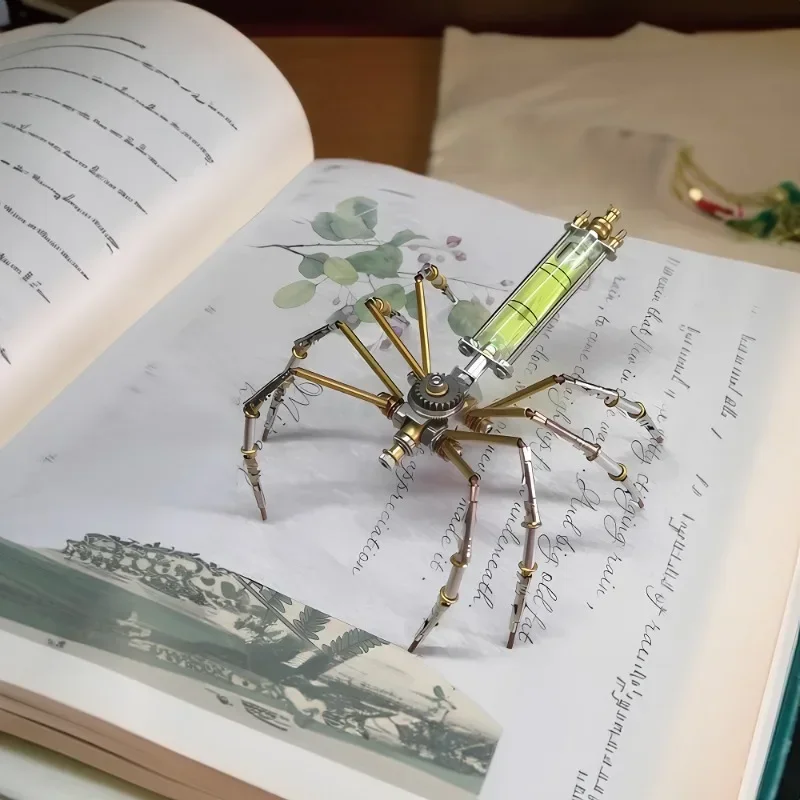DIY Mechanical Spider Kit, Cyberpunk Metal Puzzles, Creative Insect Assembly, Handmade Metal Puzzle