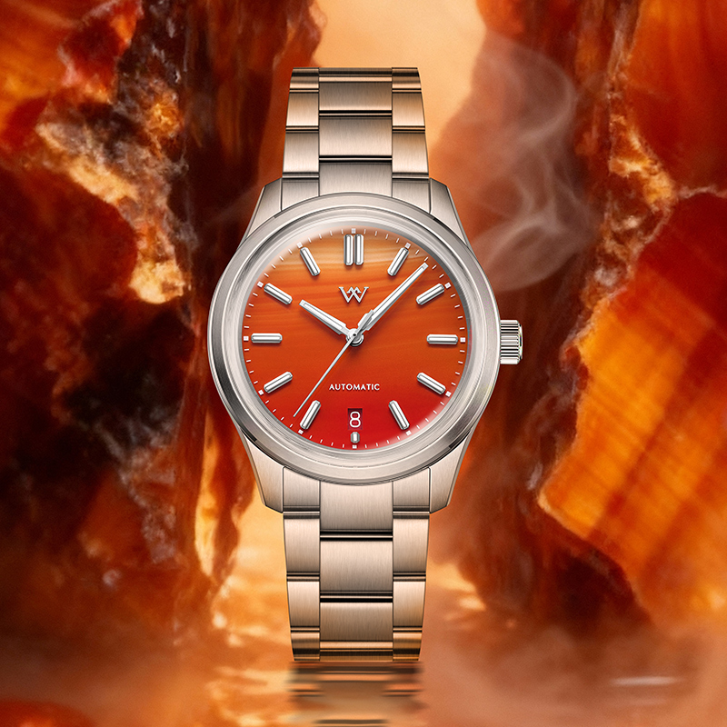 Gemstone Series Water Resistant Watch, Automatic Mechanical Watch, AR Coated Sapphire, Welly Merck Man Watches