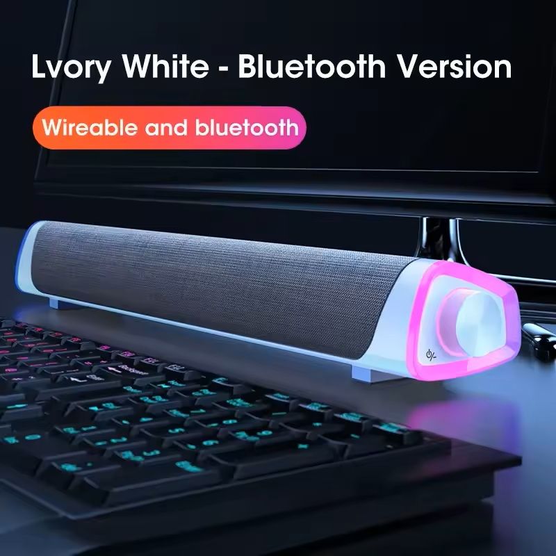 Bluetooth Computer Speaker Bar Stereo Subwoofer Soundbar