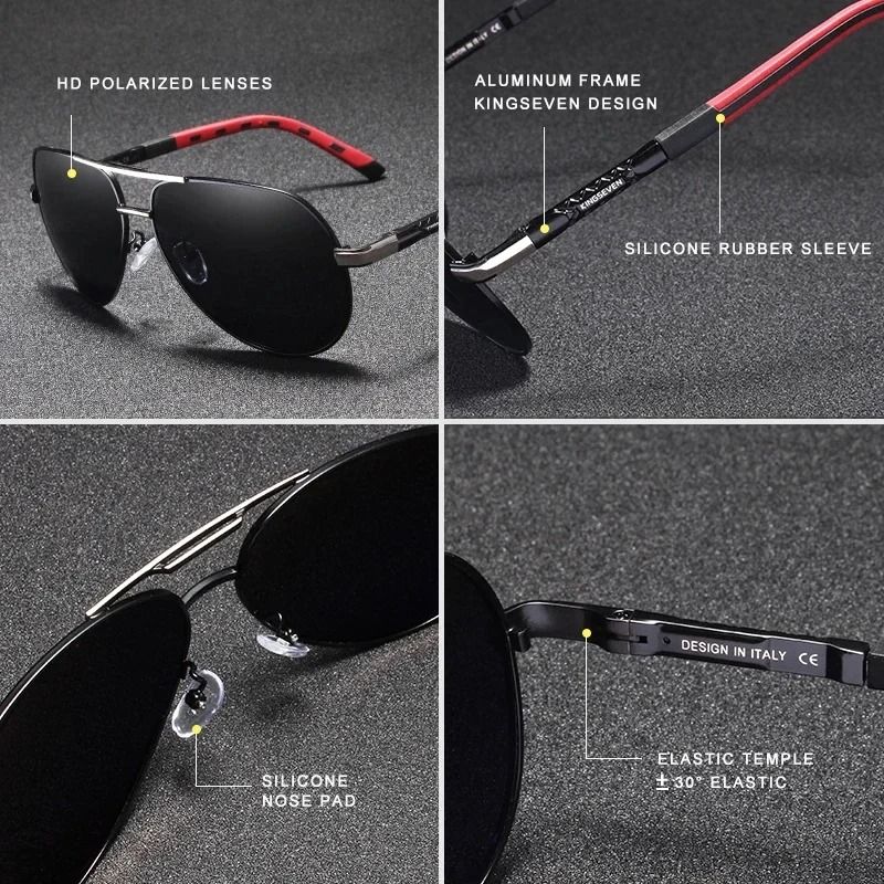 Luxury Retro Aluminum Frame Sunglasses