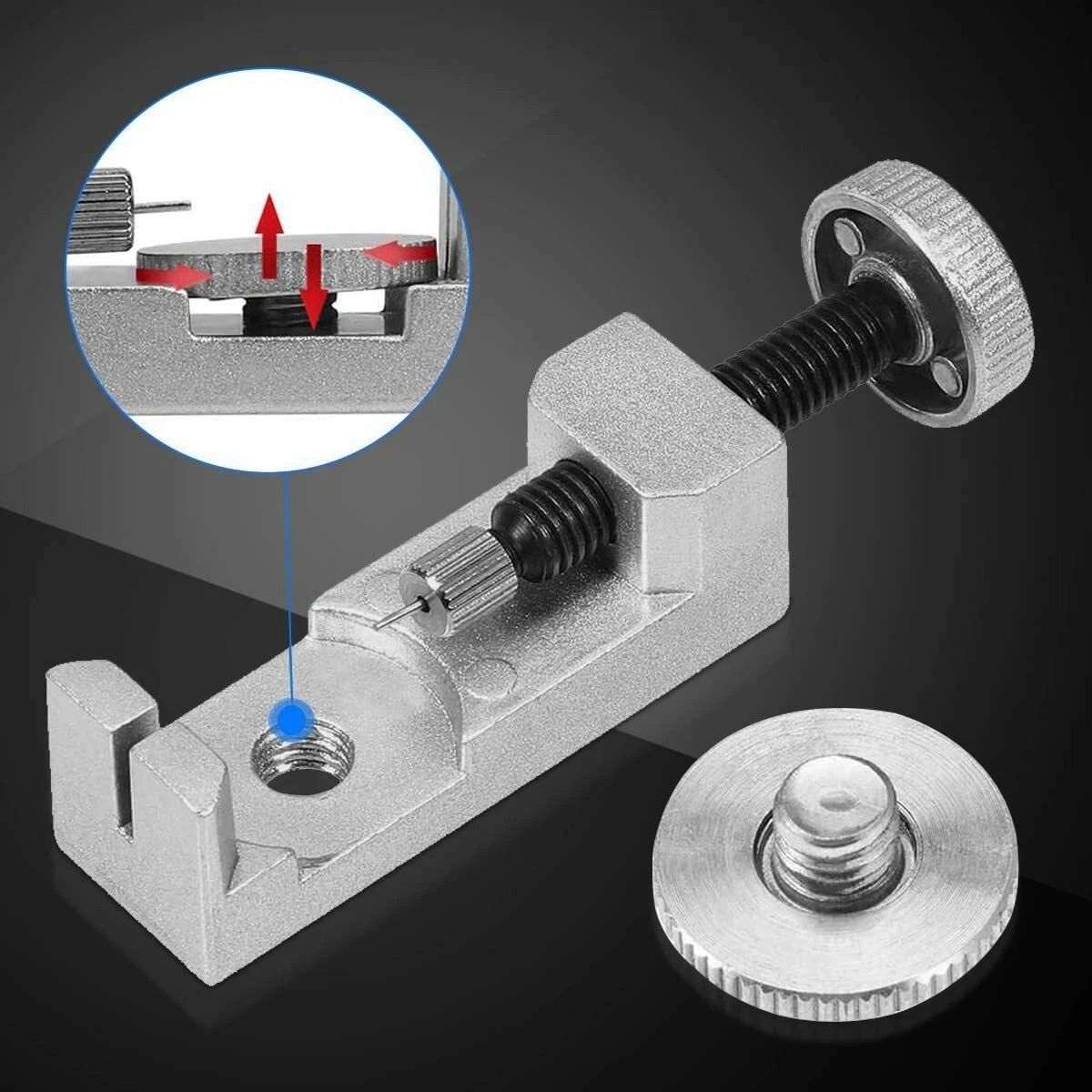 Watch Spring Bars and Watch Band Repair Kit Set with Link Remover, Stainless Steel