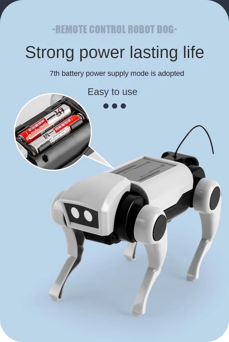 RC Robot Dog DIY Assembly Toy