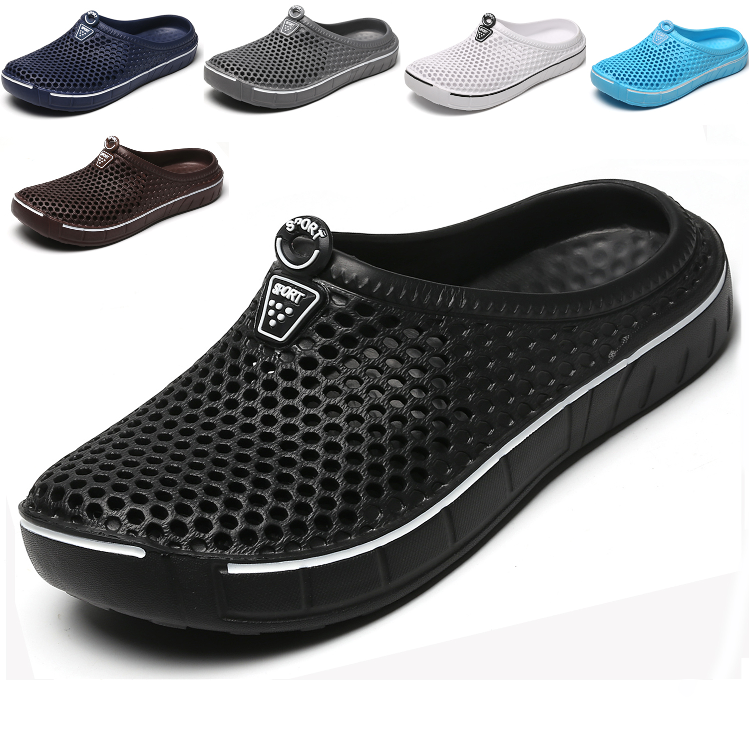 EVA Lightweight Sandles, Hot Sale Brand Clogs Men Slippers Water Shoes Unisex Colorful Summer Shoes for Women & Men
