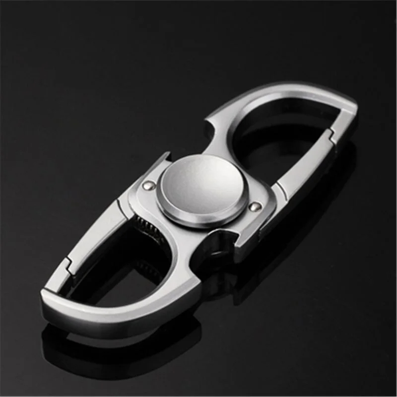 Anti-Anxiety Fidget Spinner Keychain Stress Relieving Finger Spinner with Bottle Opener
