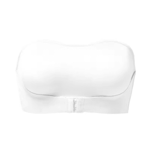 Slip-Proof Ice Silk Strapless Seamless Bra with Padded Support