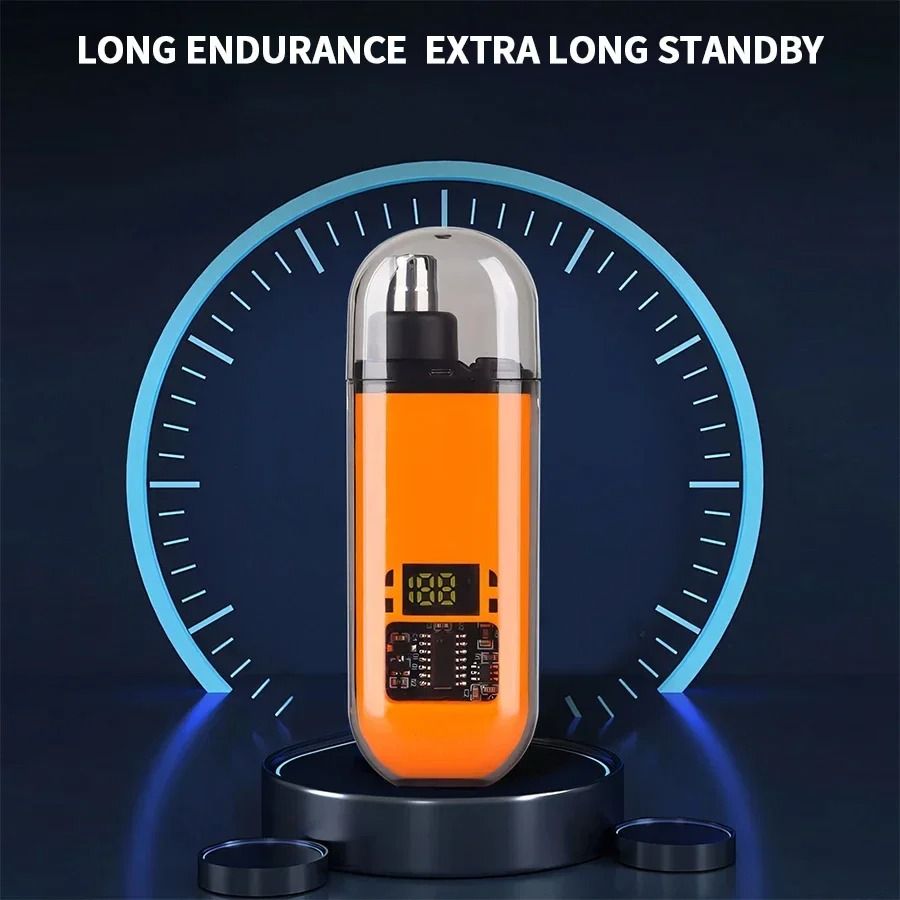 2 in 1 Electric Ear & Nose Hair Trimmer Clipper Professional Portable Grooming Tool for Men