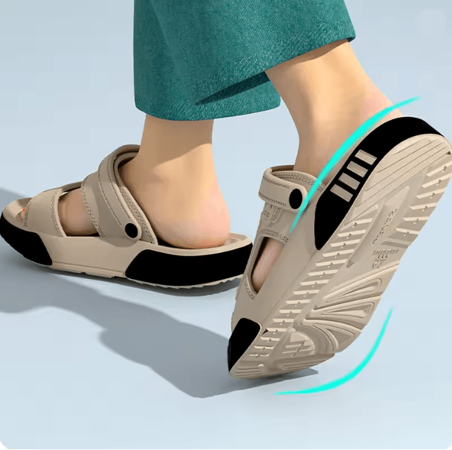 EaseStep Mens EVA Slide Slippers Soft Sole Summer Sandals