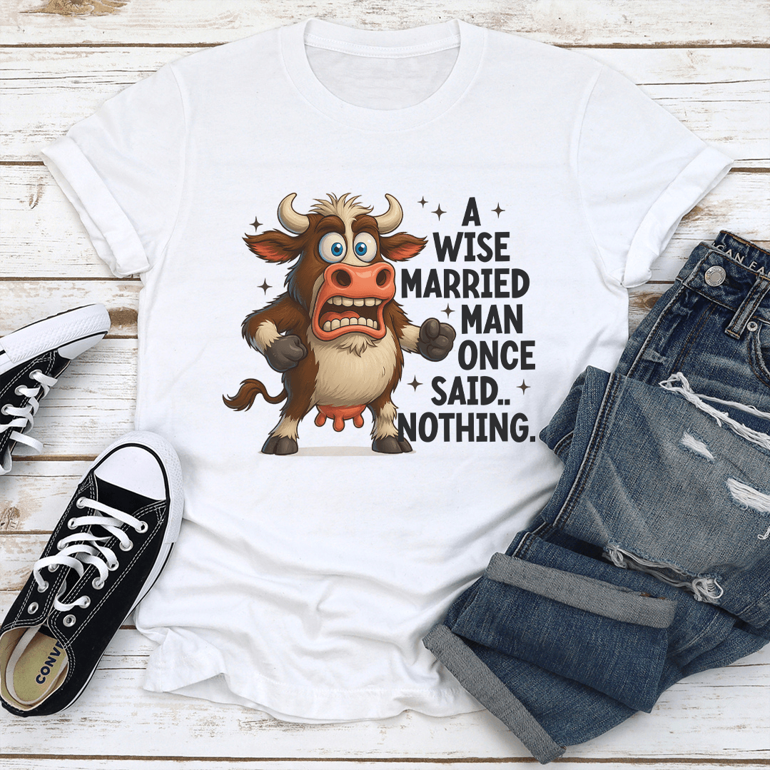 A Wise Married Man Once Said Nothing Tee