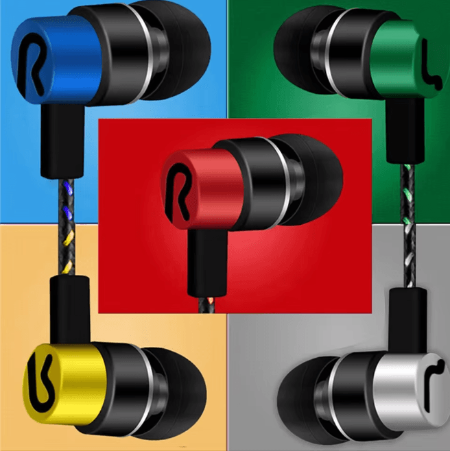 PureBass Wired In Ear Headphones with Noise Isolation and Deep Stereo Sound