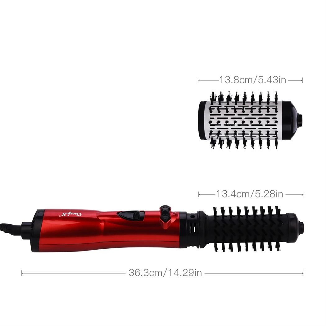 2 In 1 Hair Dryer Brush Auto Rotating Ionic Hot Air Spin Brush Volumizer