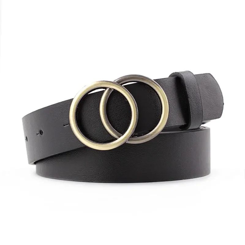 Women's Leopard Print Designer Belt with Leather Ring Buckle – Luxury Animal Print Waist Belt