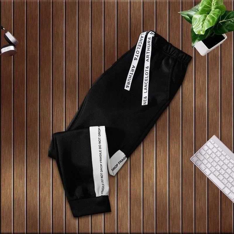 Mens Casual Letter Print Hoodie and Jogger Set