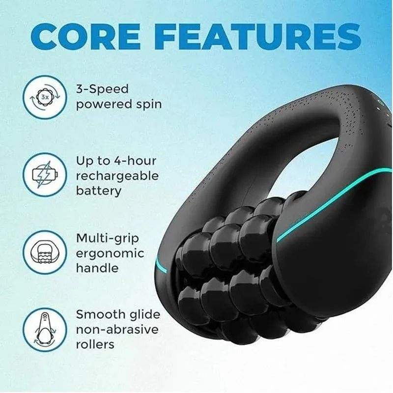 Bio-Kinetic Percussion Roller | 5-Speed Deep Tissue Therapy System
