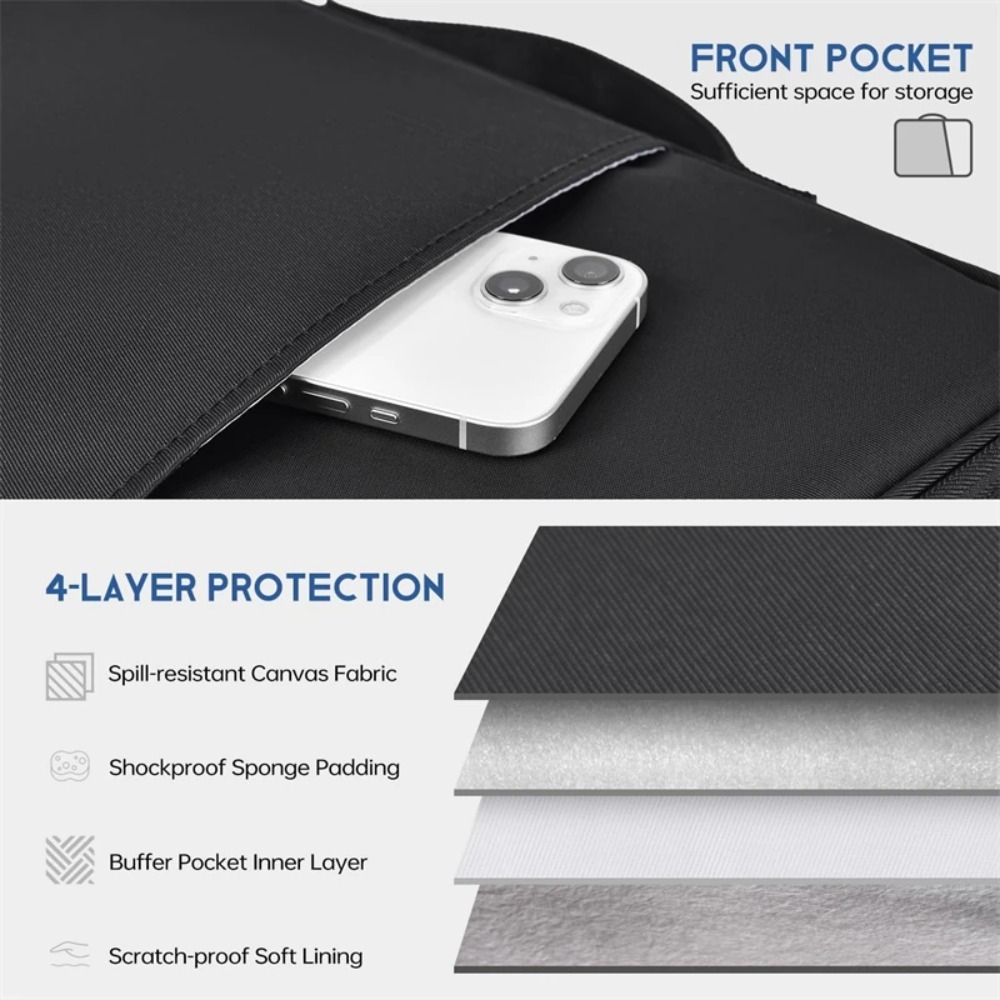 Waterproof Shockproof Laptop Sleeve Case for MacBook Air with Handle