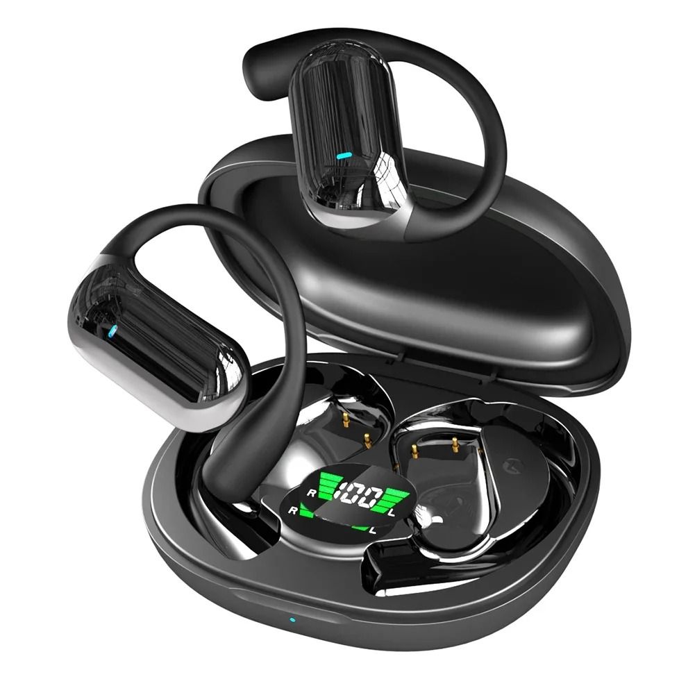 AI Translation Earbuds with Bluetooth 5.3, Open Ear Design, and ENC Noise Cancellation