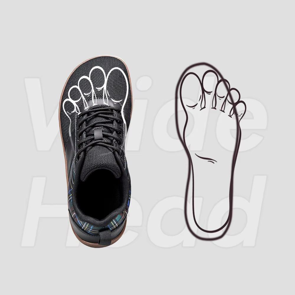 StrideEase Big Size Wide-Toe Athletic Sneakers