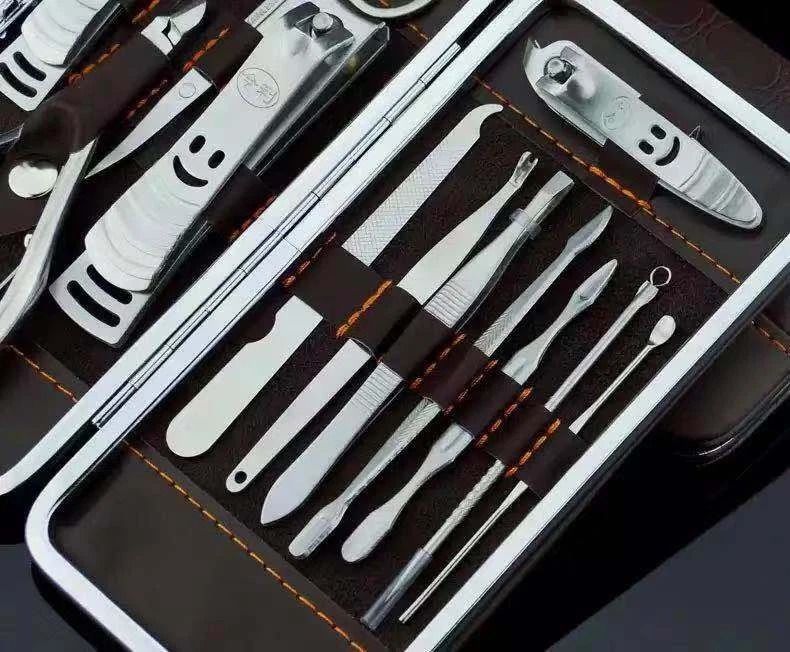 Nail Clippers Set Manicure, Pedicure & Cuticle Grooming Tools Kit