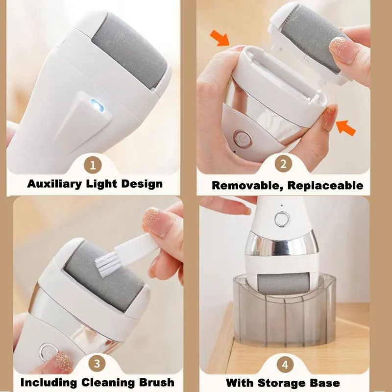 3 In 1 Electric Foot File Callus Remover