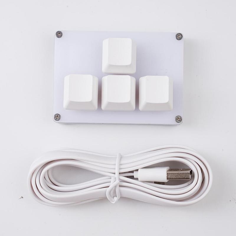 Customizable Mini USB Mechanical Keypad - Key Shortcut Keypad for Windows, Mac, Linux & More